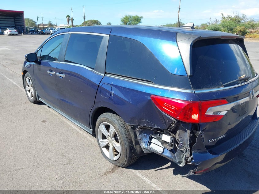 2019 Honda Odyssey Ex-L VIN: 5FNRL6H78KB027535 Lot: 43705212