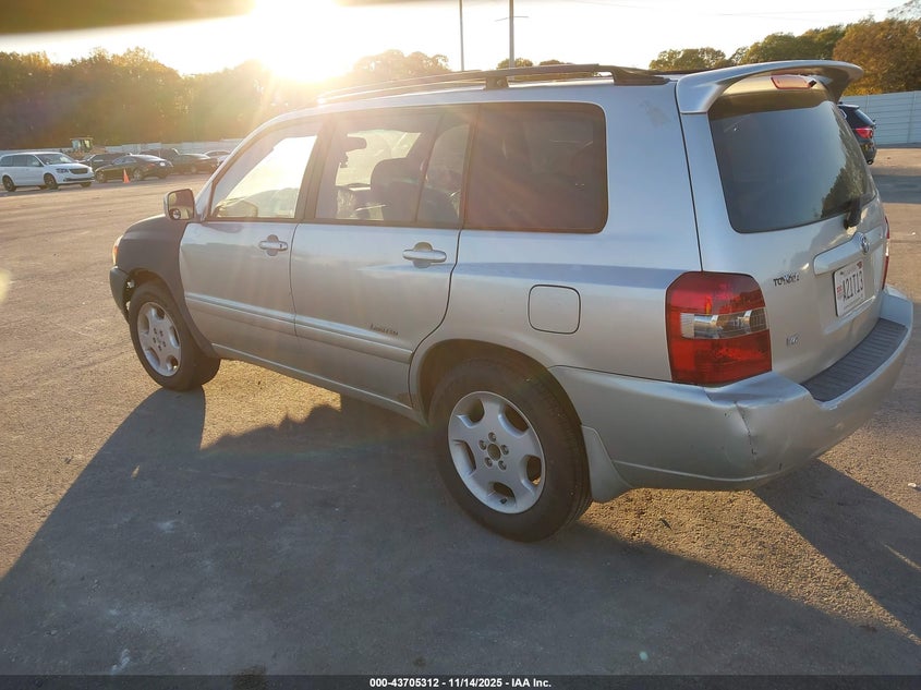 JTEDP21A660109325 2006 TOYOTA HIGHLANDER photo no. 3