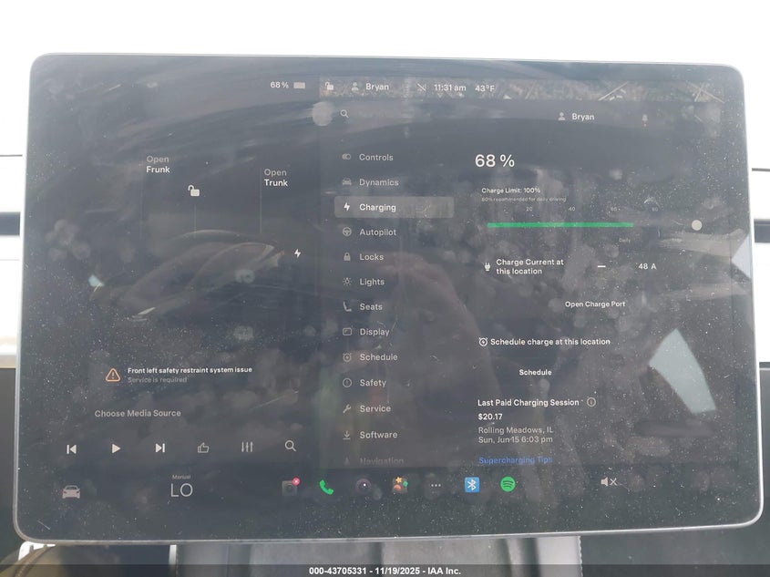 2022 Tesla Model 3 Performance Dual Motor All-Wheel Drive VIN: 5YJ3E1EC2NF259010 Lot: 43705331