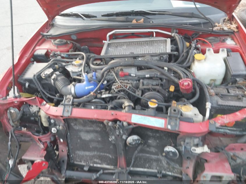 2004 Subaru Impreza Wrx VIN: JF1GG29644G808612 Lot: 43705390