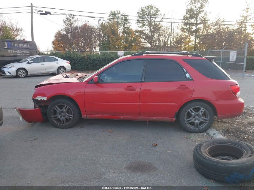 2004 Subaru Impreza Wrx VIN: JF1GG29644G808612 Lot: 43705390