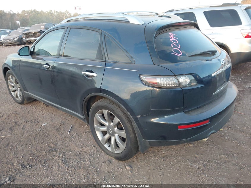 JNRAS08UX5X102099 2005 INFINITI FX photo no. 3