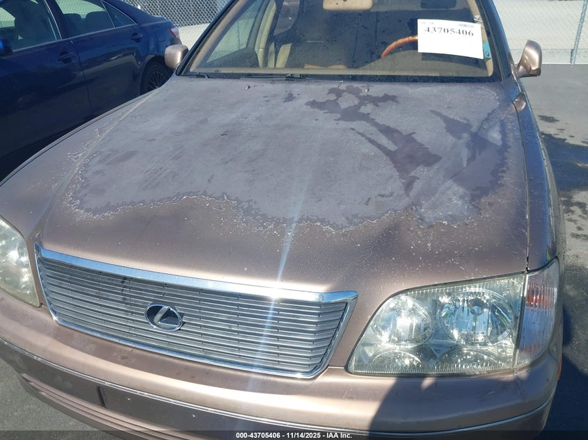 2000 Lexus Ls 400 VIN: JT8BH28F3Y0173222 Lot: 43705406