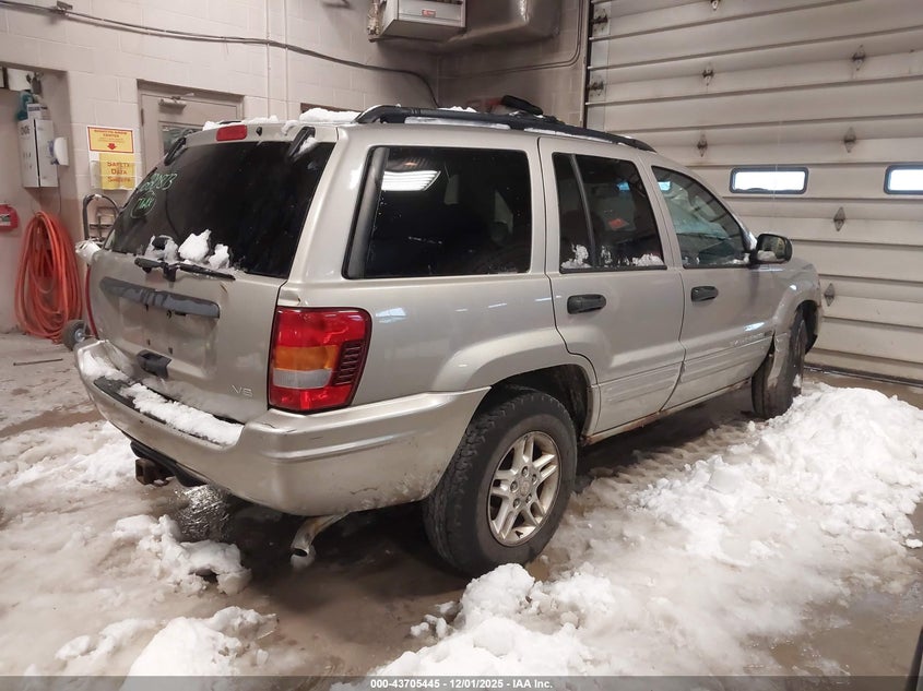 1J4GW48N24C220873 2004 JEEP GRAND CHEROKEE photo no. 4