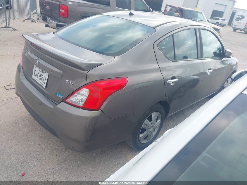 Vin: 3n1cn7ap4gl903481, lot: 44200797, nissan versa 1.6 sv 20164