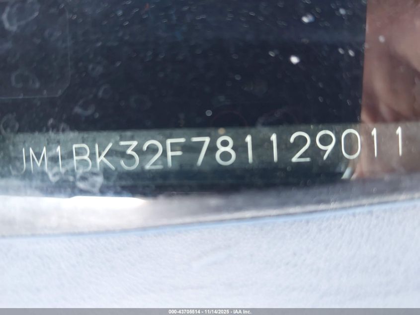 2008 Mazda Mazda3 I Touring Value VIN: JM1BK32F781129011 Lot: 43705514