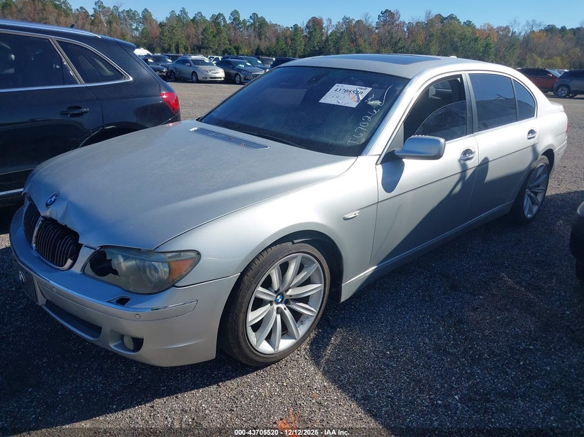 2007 BMW 7ER SEDAN 4.8L V-8 DOHC, VVT, 360HP