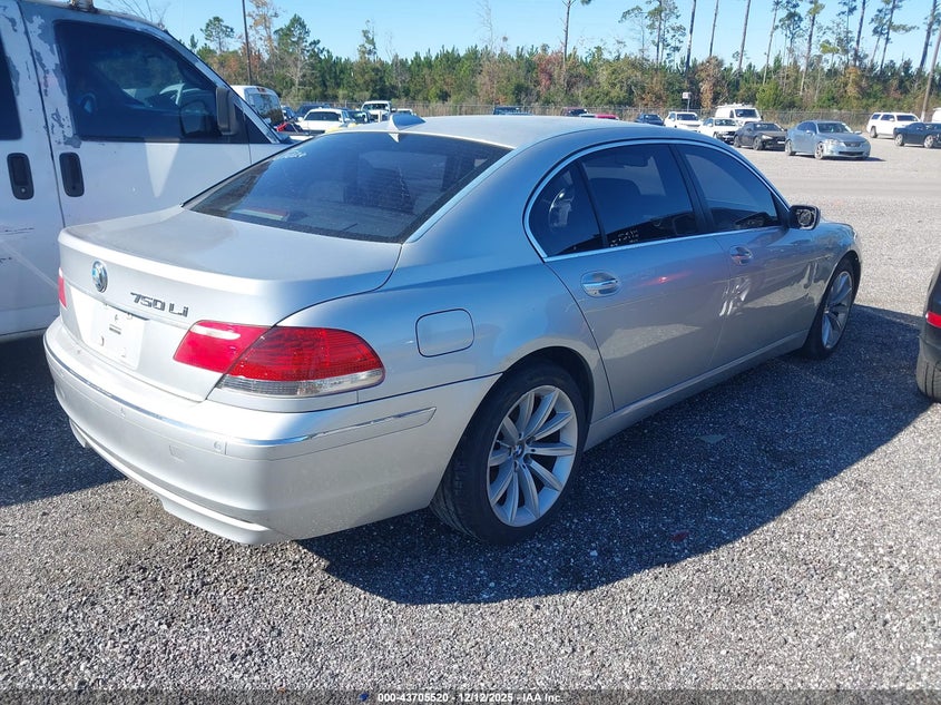 2007 BMW 7ER SEDAN 4.8L V-8 DOHC, VVT, 360HP