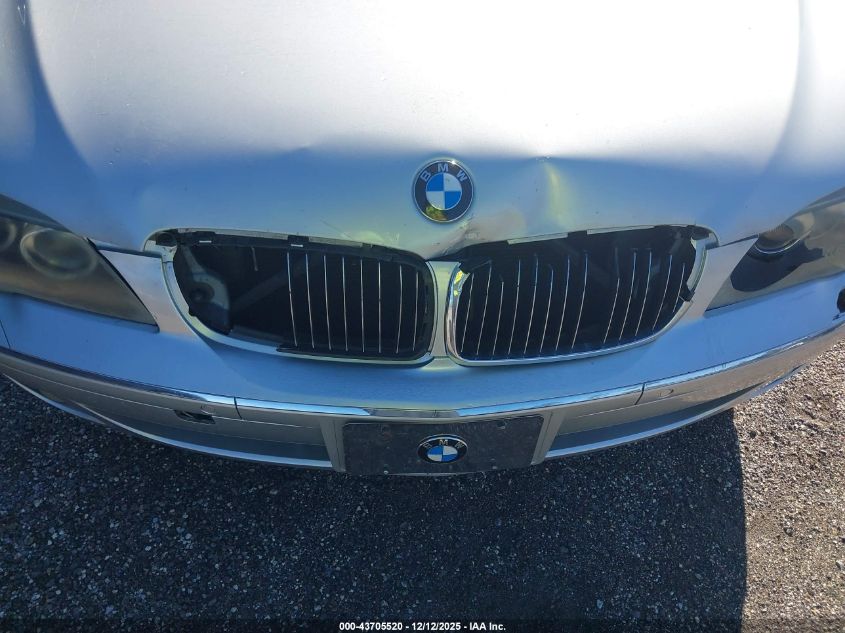 2007 BMW 750Li VIN: WBAHN83567DT67026 Lot: 43705520