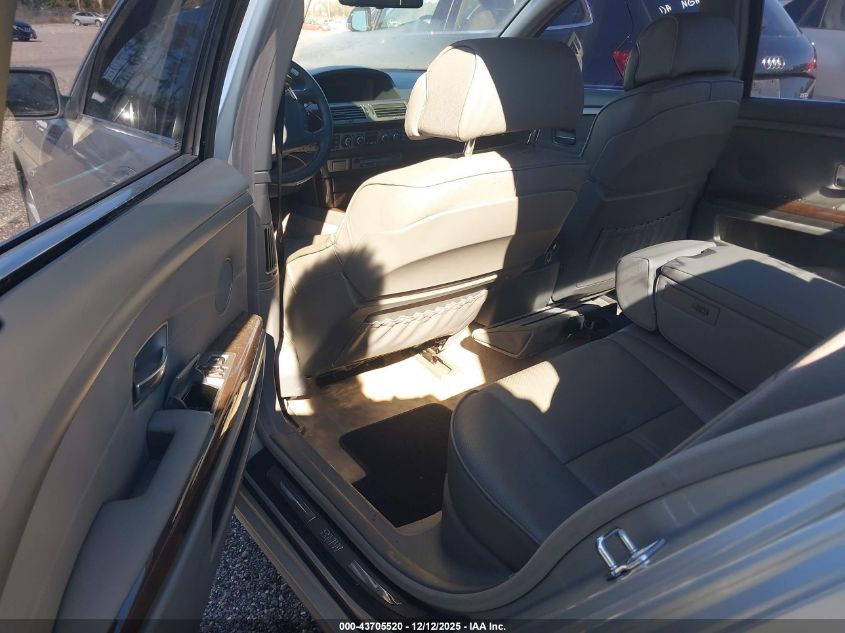 2007 BMW 750Li VIN: WBAHN83567DT67026 Lot: 43705520
