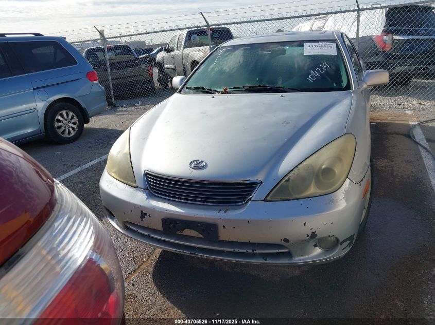 2005 Lexus Es 330 VIN: JTHBA30G355104219 Lot: 43705526