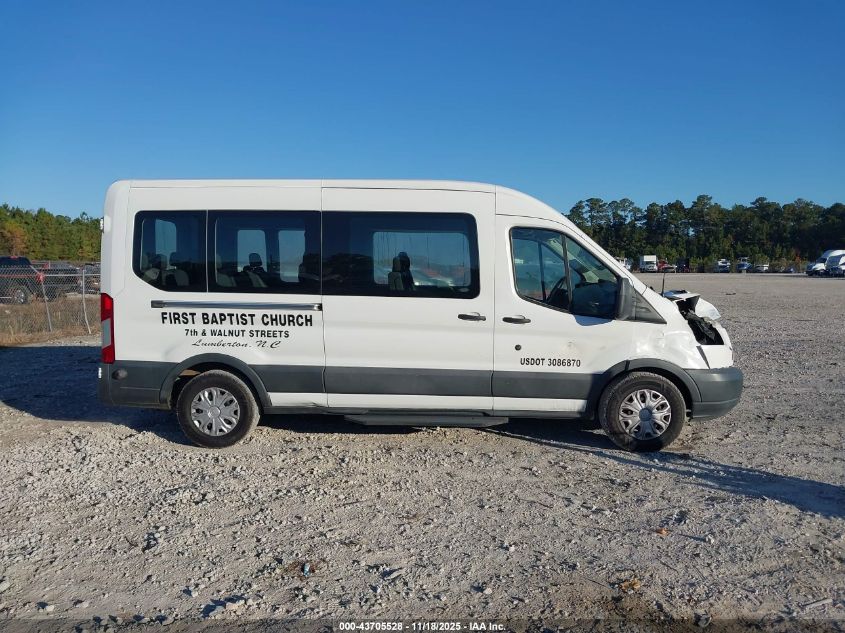 2017 Ford Transit-350 Xlt VIN: 1FBAX2CMXHKA56302 Lot: 43705528