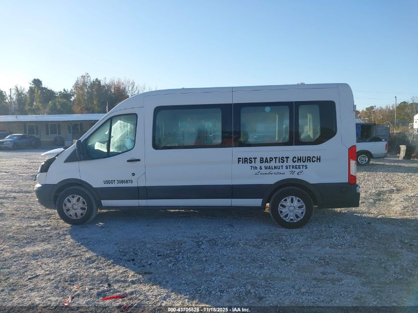 2017 Ford Transit-350 Xlt VIN: 1FBAX2CMXHKA56302 Lot: 43705528