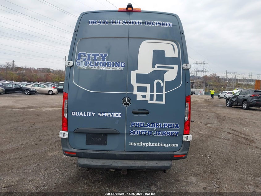 2021 Mercedes-Benz Sprinter 2500 High Roof V6 VIN: W1Y4ECHYXMT056977 Lot: 43705591