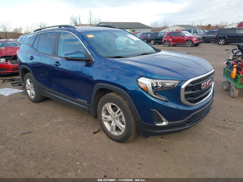 2021 GMC TERRAIN FWD SLE - 3GKALMEV7ML386596