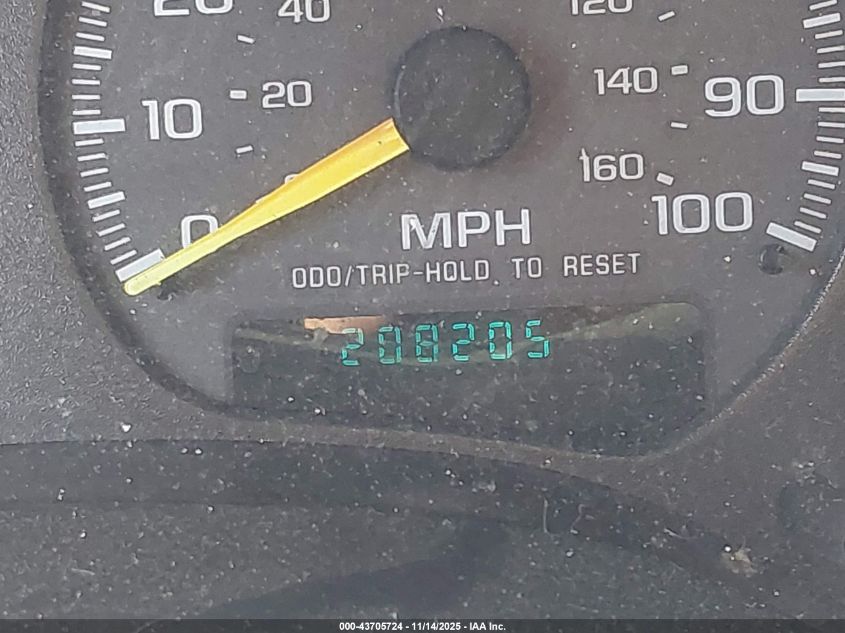 1999 Chevrolet Blazer Ls VIN: 1GNDT13W8X2109214 Lot: 43705724