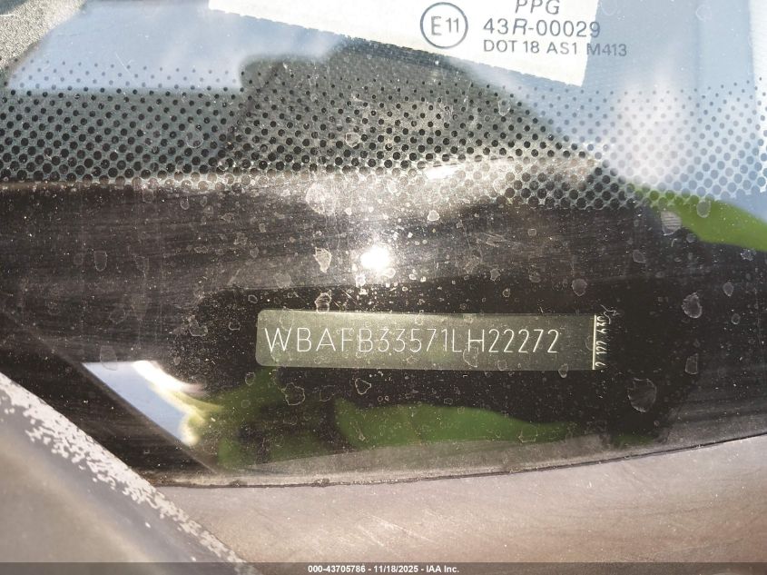 2001 BMW X5 4.4 VIN: WBAFB33571LH22272 Lot: 43705786