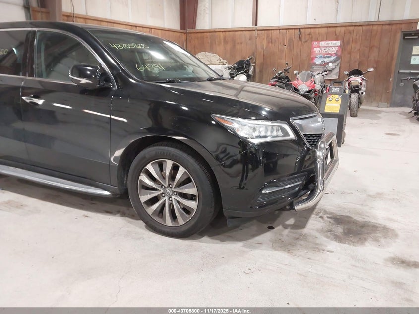 2014 Acura Mdx Technology Pkg W/Entertainment Pkg VIN: 5FRYD4H61EB035337 Lot: 43705800