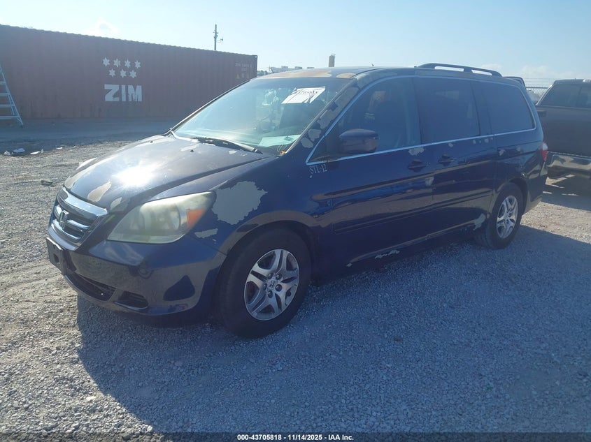 5FNRL387X5B001697 2005 HONDA ODYSSEY photo no. 2