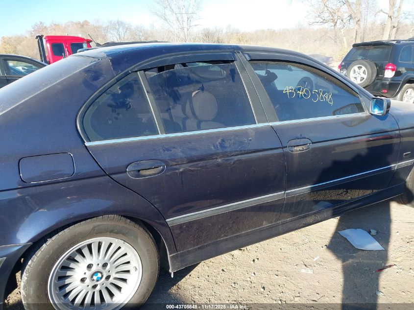 2000 BMW 540Ia VIN: WBADN6344YGM67314 Lot: 43705848