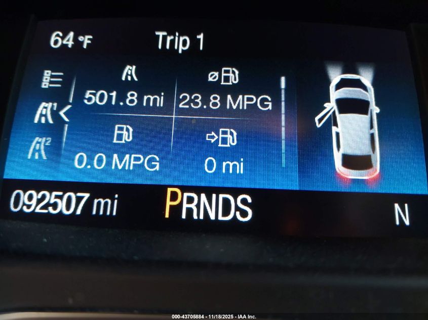 2017 Ford Escape Se VIN: 1FMCU0GDXHUE75679 Lot: 43705884