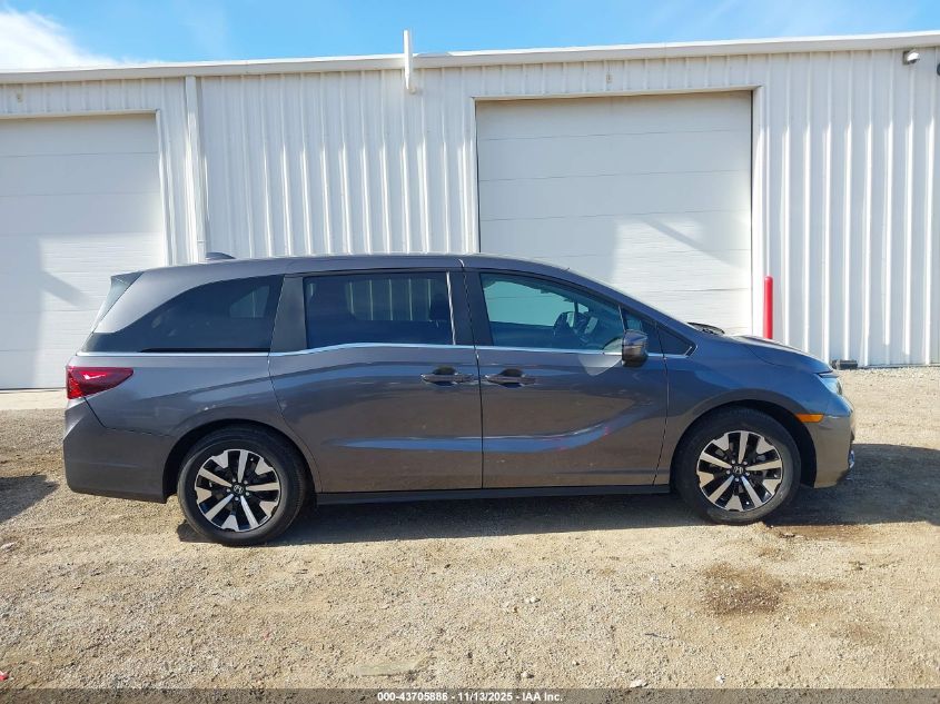 2025 Honda Odyssey Ex-L VIN: 5FNRL6H67SB010782 Lot: 43705886
