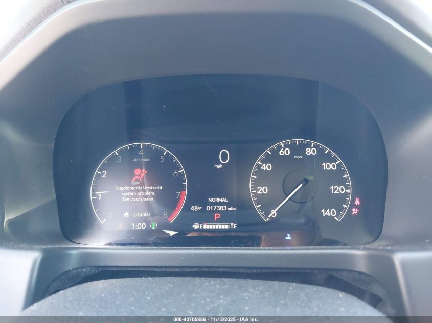 2025 Honda Odyssey Ex-L VIN: 5FNRL6H67SB010782 Lot: 43705886