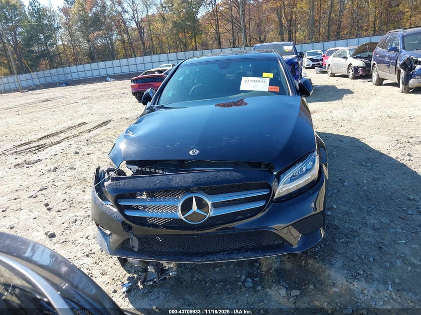 2021 Mercedes-Benz C 300 Sedan VIN: W1KWF8DB1MR644519 Lot: 43705933