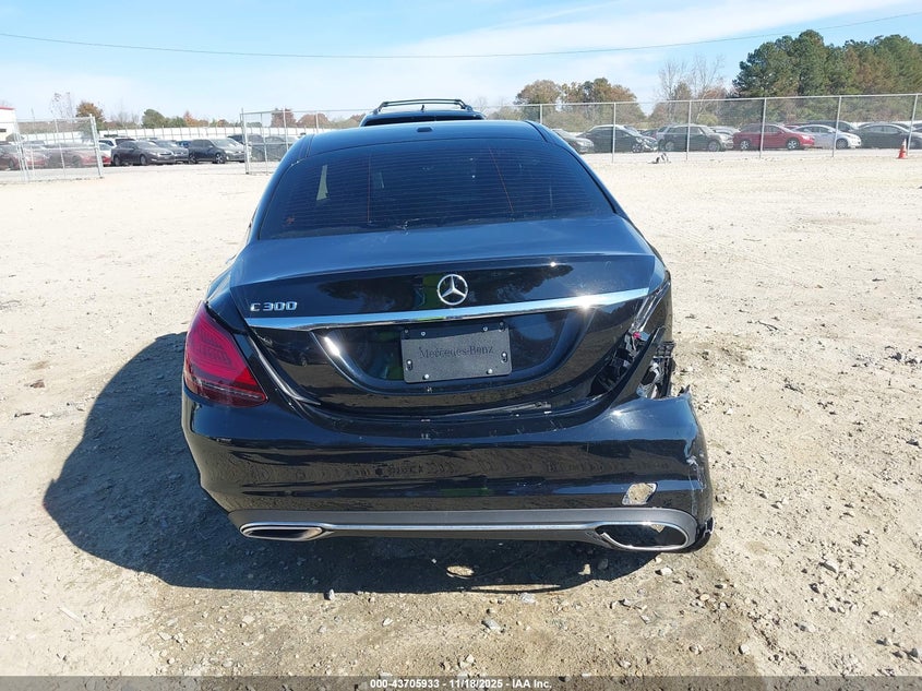 2021 Mercedes-Benz C 300 Sedan VIN: W1KWF8DB1MR644519 Lot: 43705933
