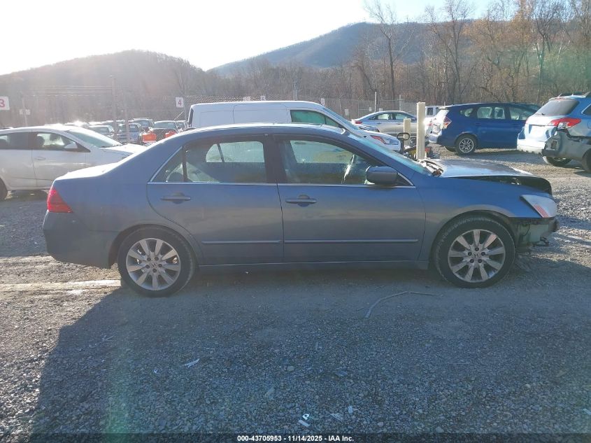 2007 Honda Accord 3.0 Ex VIN: 1HGCM66507A042763 Lot: 43705953
