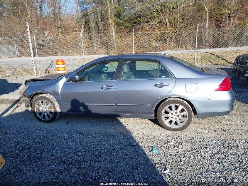 2007 Honda Accord 3.0 Ex VIN: 1HGCM66507A042763 Lot: 43705953