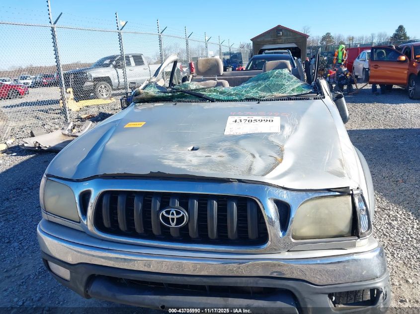 2004 Toyota Tacoma Base V6 VIN: 5TEWN72N24Z361751 Lot: 43705990
