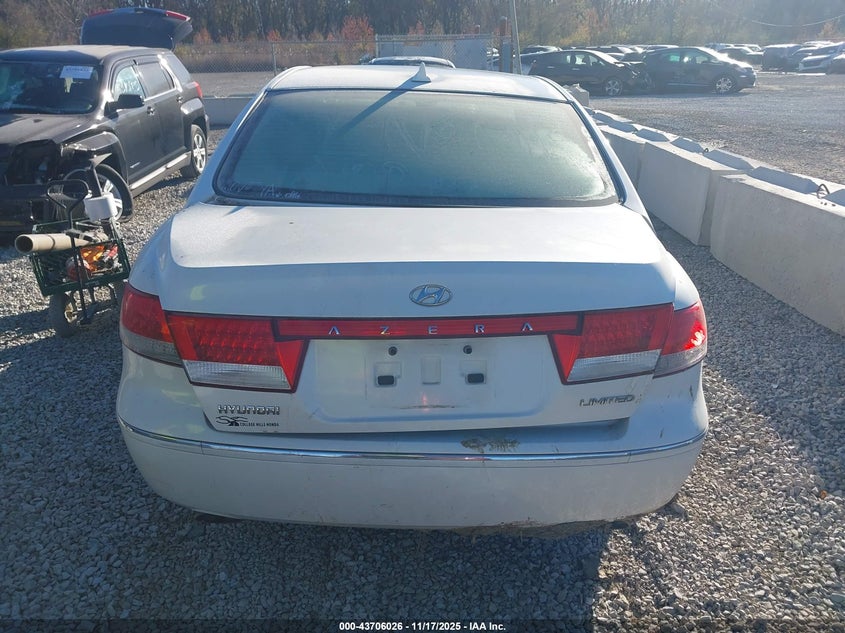 2009 Hyundai Azera Limited VIN: KMHFC46F19A343200 Lot: 43706026