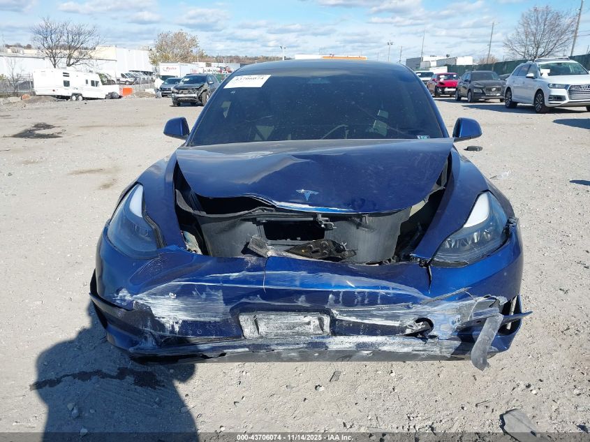 2022 Tesla Model 3 Rear-Wheel Drive VIN: 5YJ3E1EA8NF189639 Lot: 43706074