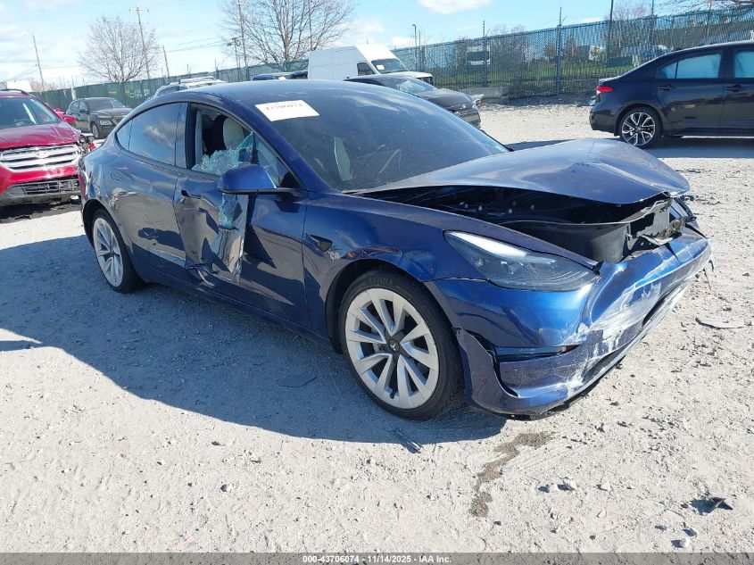 TESLA MODEL 3 REAR-WHEEL DRIVE