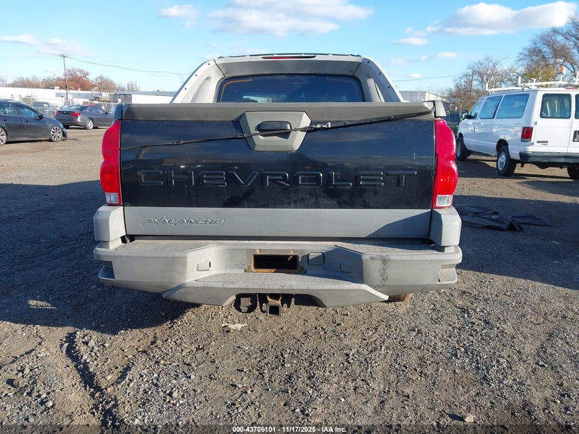 2002 Chevrolet Avalanche 1500 VIN: 3GNEK13TX2G287283 Lot: 43706101