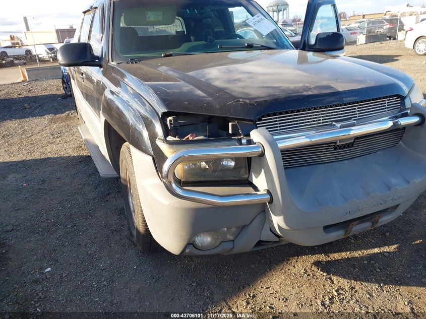 2002 Chevrolet Avalanche 1500 VIN: 3GNEK13TX2G287283 Lot: 43706101