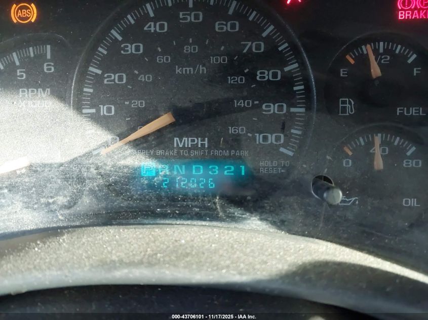 2002 Chevrolet Avalanche 1500 VIN: 3GNEK13TX2G287283 Lot: 43706101