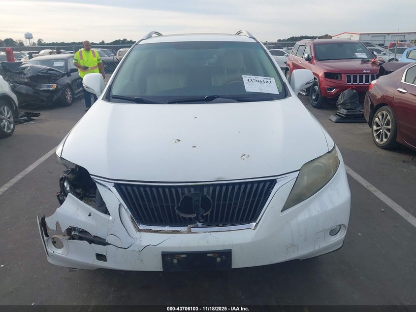 2010 Lexus Rx 350 VIN: JTJZK1BA6A2405022 Lot: 43706103
