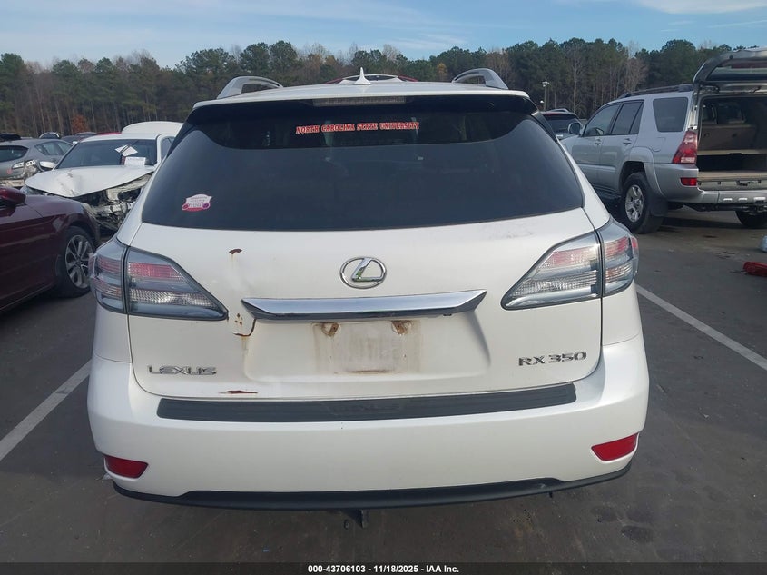 2010 Lexus Rx 350 VIN: JTJZK1BA6A2405022 Lot: 43706103