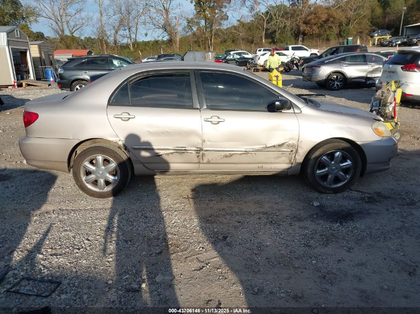 2003 Toyota Corolla Le VIN: 1NXBR32E53Z161204 Lot: 43706146