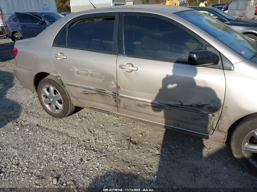 2003 Toyota Corolla Le VIN: 1NXBR32E53Z161204 Lot: 43706146