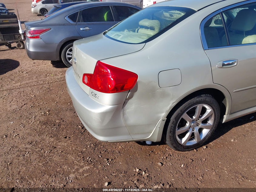 2006 Infiniti G35X VIN: JNKCV51F46M610188 Lot: 43706222