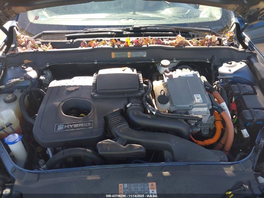 2018 Ford Fusion Hybrid Se VIN: 3FA6P0LU0JR234327 Lot: 43706290