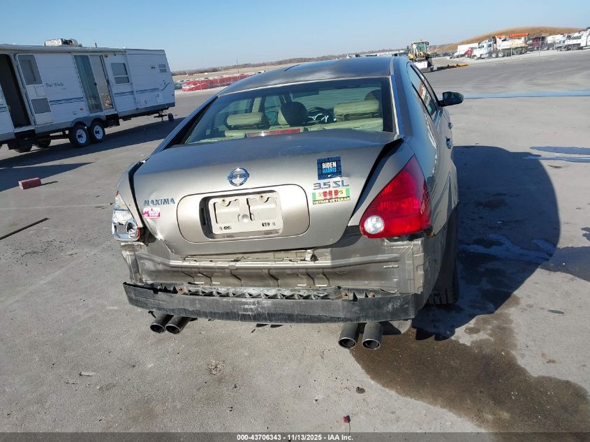 2006 Nissan Maxima 3.5 Sl VIN: 1N4BA41E66C816196 Lot: 43706343