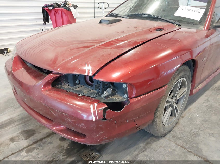 1997 Ford Mustang Gt VIN: 1FALP45X0VF173128 Lot: 43706486