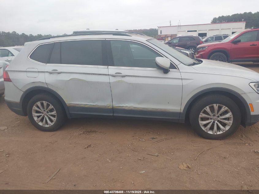 2018 Volkswagen Tiguan 2.0T Se/2.0T Sel VIN: 3VV3B7AXXJM143629 Lot: 43706488