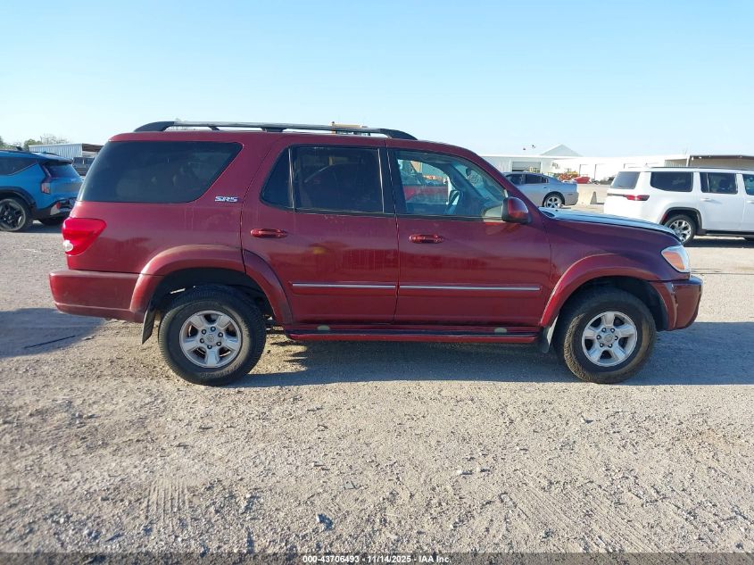 2007 Toyota Sequoia Sr5 V8 VIN: 5TDZT34A17S296821 Lot: 43706493