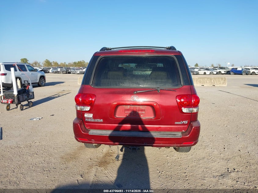 2007 Toyota Sequoia Sr5 V8 VIN: 5TDZT34A17S296821 Lot: 43706493