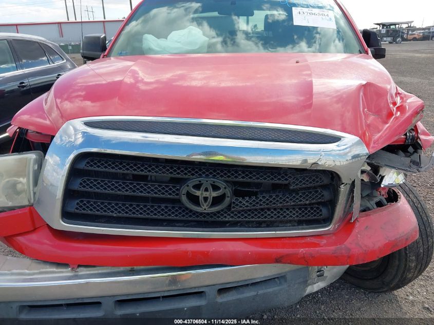 2008 Toyota Tundra Sr5 5.7L V8 VIN: 5TFEV54198X054570 Lot: 43706504